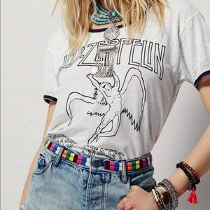 NWT Free People LED Zeppelin band tee